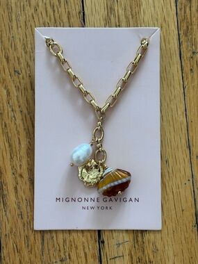 Mignonne Gavigan Cinzia Shell Necklace NWT